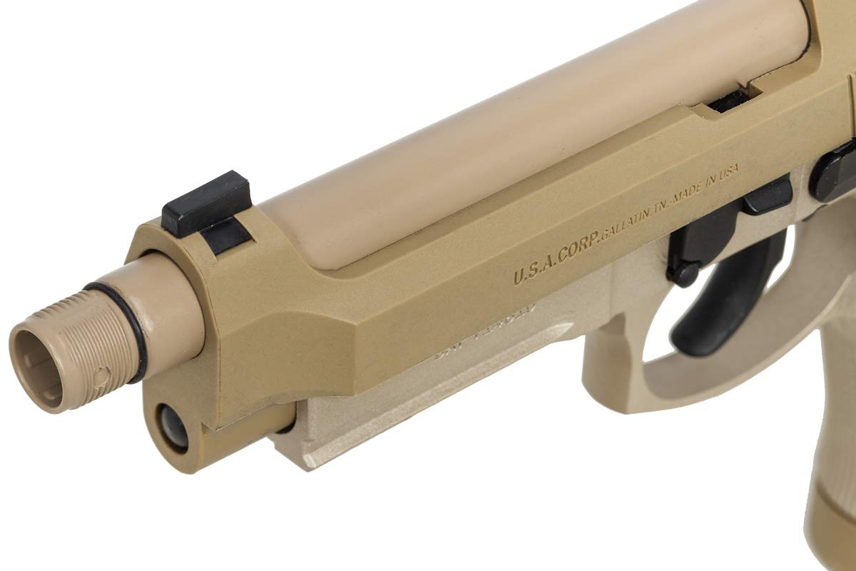 Amazon.co.jp: BATON airsoft BM-9 CO2GBB FDE/BK【 M9A3 CO2ガスガン