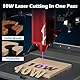Kiosk 10 W Lasergravierer, leichte und tragbare Lasergraviermaschine, Heim-Laserschneider mit Acrylgehäuse