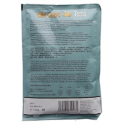 Alcotec 48-hour Turbo Yeast, 135 grams (Pack of 2)