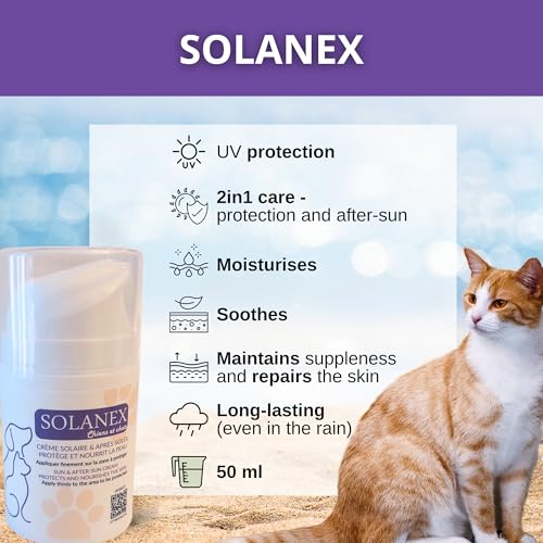 Solanex - Sonnencreme für Hunde und Katzen mit Inhaltsstoffen natürlichen Ursprungs