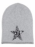 Zwillingsherz Slouch-Beanie-Mütze mit Kaschmir - Hochwertige Strickmütze für Damen Mädchen Jungen - Hat - One Size - warm und weich für Frühling Herbst und Winter