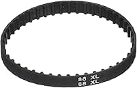88XL 037 Correia dentada de borracha com 44 dentes, 0,9 cm de largura, passo de 0,5 cm