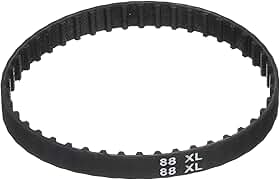 88XL 037 Correia dentada de borracha com 44 dentes, 0,9 cm de largura, passo de 0,5 cm