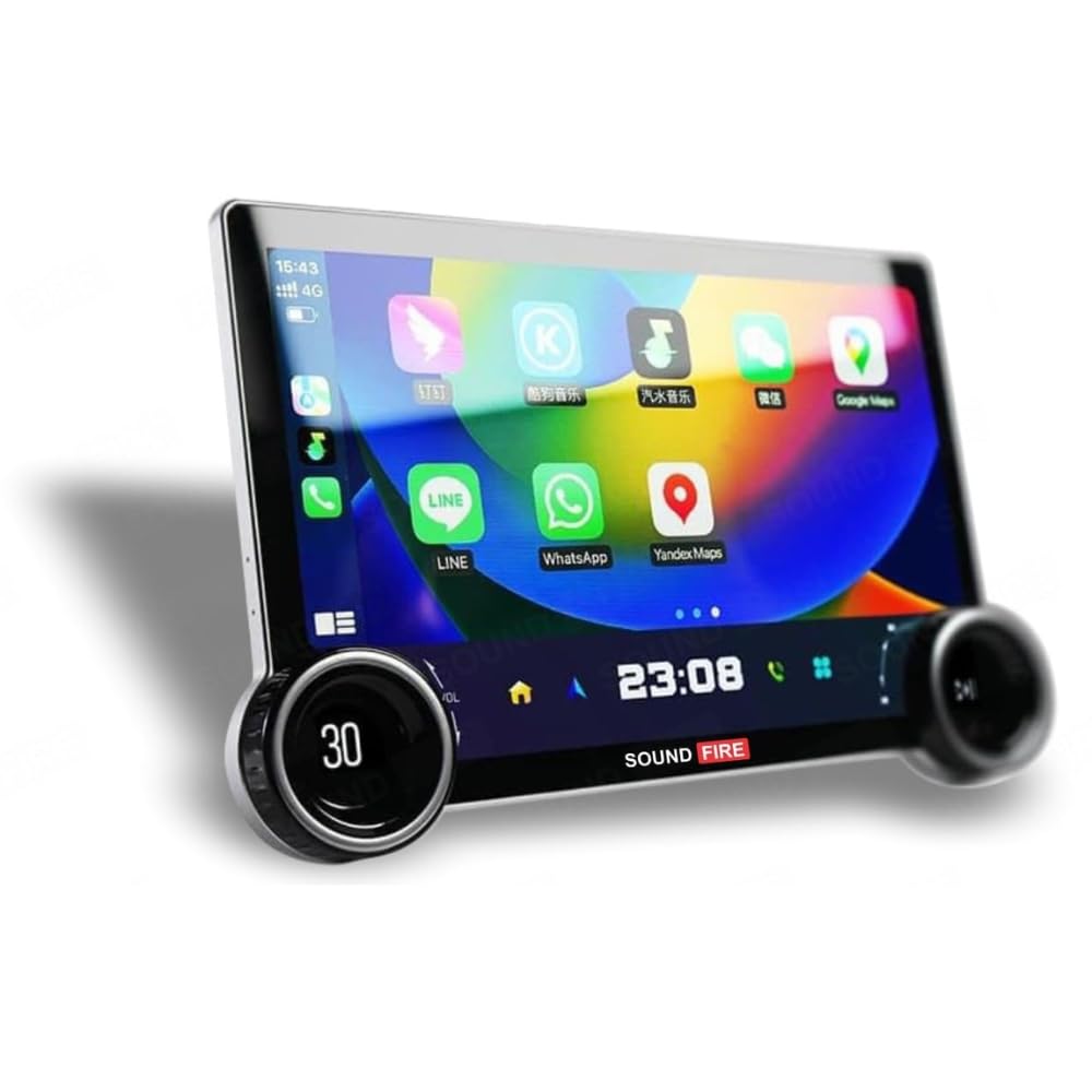 SOUND FIRE NEXGeneration 11.8 Inch 2K Diamond 4GB RAM / 64GB ROM with DSP/Android Auto/CarPlay/4G/360 Camera Support Android Car Stereo