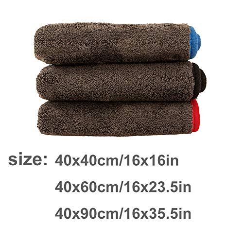 Panno Microfibra Autolavaggio 1200gsm Car Detailing Detailing Microfiber Asciugamano Automobile Pulizia Accumulo di Asciugatura Panno Automobile Spessa Auto Lavaggio Rag for auto Cucina Cucina Care Ca
