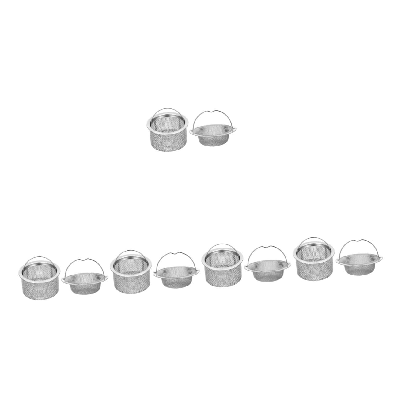 DOITOOL 10stücke Spüle Abflusssiebe Rostfrei Und Dickwandig Effektive Filter Für Küchenspülen Badezimmer Und Waschräume Einfache Installation Und Praktische Handhabung