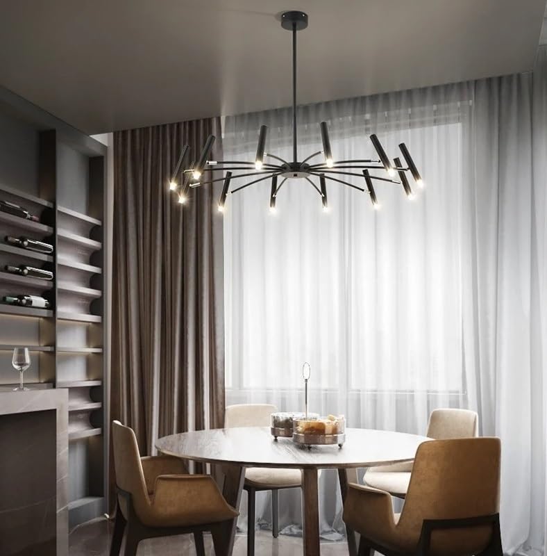 Lustre LED trichromatique éliminez les zones d'ombre avec 12 têtes lumineuses