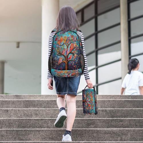 Ensemble sac à dos et sac à déjeuner résistant et isotherme pour fille et garçon