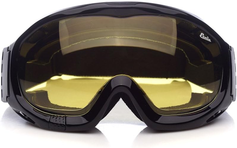 'Fit Over Glasses' Anti-fog Riding Goggles with Sponge Liner Adjustable Elastic Headband