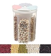 EYSOO Cereal Storage Container Airtight Food Storage Container BPA-free Plastic Grain Container R...