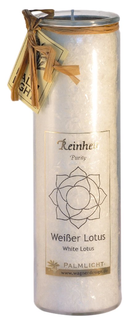 Chakra Candle, White, 20 cm