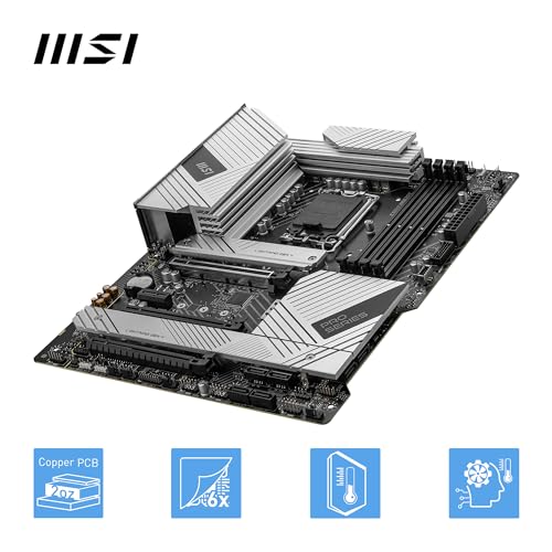 MSI PRO Z790-A MAX WiFi ProSeries Motherboard (Supports 12th/13th/14th Gen Intel Processors, LGA 1700, DDR5, PCIe 5.0, M.2, SATA 6G, 2.5Gbps LAN, USB 3.2 Gen2, Wi-Fi 7, Bluetooth 5.4, ATX) by msi - Image 4