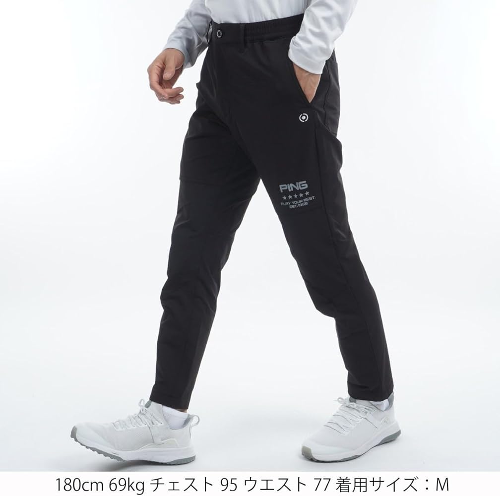 Amazon | [ピン アパレル] メンズ テーパードパンツ (ストレッチ