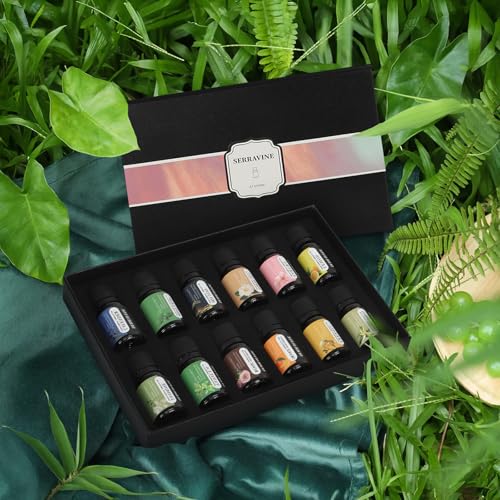 Perfect for Diffusers â 12 Natural Essential Oils Set with Gift Box & Bag | Lavender, Vanilla, Rose, Peppermint & More | Ideal for Aromatherapy, Relaxation & Home Use - Image 10