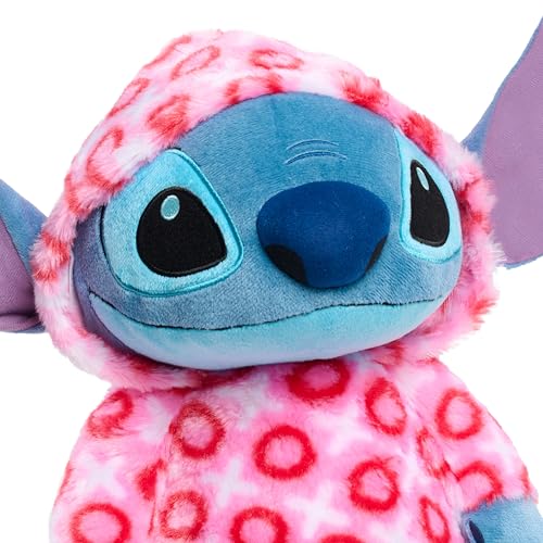 Disney Stitch Large Valentines Heart Hoodie Plush Stuffed Animal - image 4