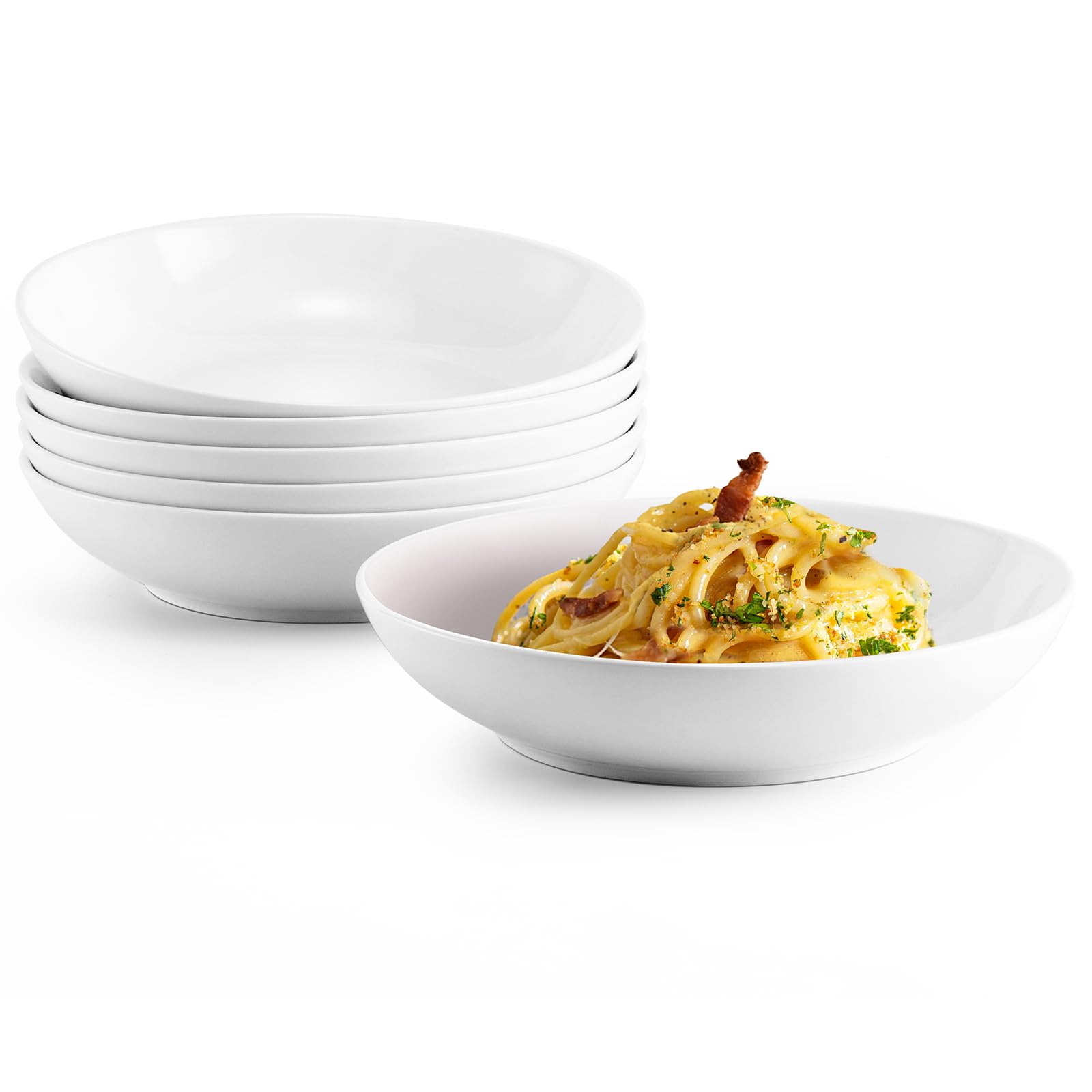 Jassceram Set Di 4 Pirofile In Porcellana Bianca - Per Lasagne, Torte E Casseruole - Adatte A Forno E Microonde