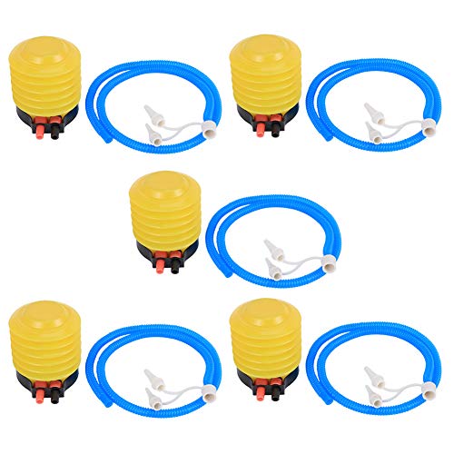 5PCS Foot Pump for Inflatables,Foot Air Pump 4.5 Inch Inflator for Wedding Festivals Balloon Yoga Ball Yoga Supplies