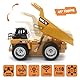 fisca Ferngesteuerter Muldenkipper 2.4Ghz RC Truck 9 Kanal 4WD Mine Baufahrzeug Spielzeug mit LED Licht und Metallkabine für Kinder ab 5 6 7 8 9 Jahren