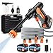 Cordless Pressure Washer, Portable Power Washer, 6 in 1 Battery Pressure Washer with 5M Hose, Jet Wash Tool with Dual Batteries, Handheld Pressure Washer Cleaner for Car/Floor/Garden Cleaning