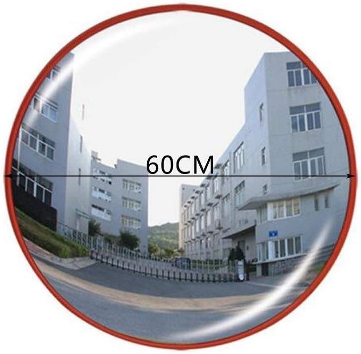 PHULJHADI Blind Spot Mirror Station Blind Spot Safety Mirror,Pc Plastic Wide-Angle Lens Sturdy Durable Convex Mirror Outdoor Road Traffic Mirror Diameter: 60Cm/60Cm image 2