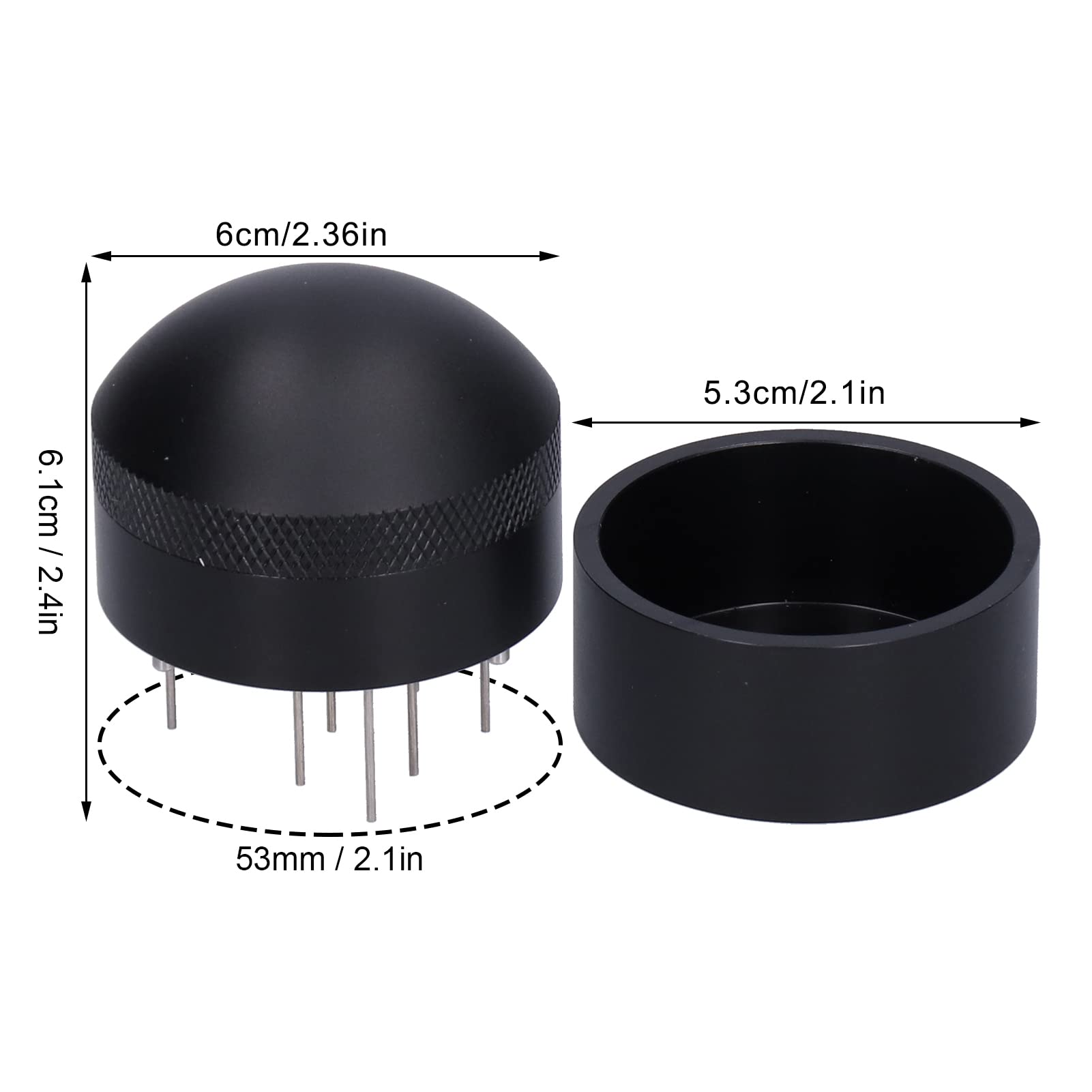 Coffee Needle Tamper, coffee Distribution Tool, coffee Distribution Tool Professional coffee Hand Tampers, 53mm Coffee Distributor & Tamper, Coffee Distributor for Full Extraction