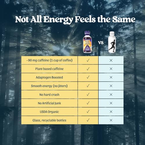 Image of Wicked Blueberry Energy Shot, Vanilla Blueberry, 2oz 12 Pack | Cordyceps, L-Theanine, Eleuthero + B12 for Clean Energy Without Jitters, USDA Organic, Glass Bottles