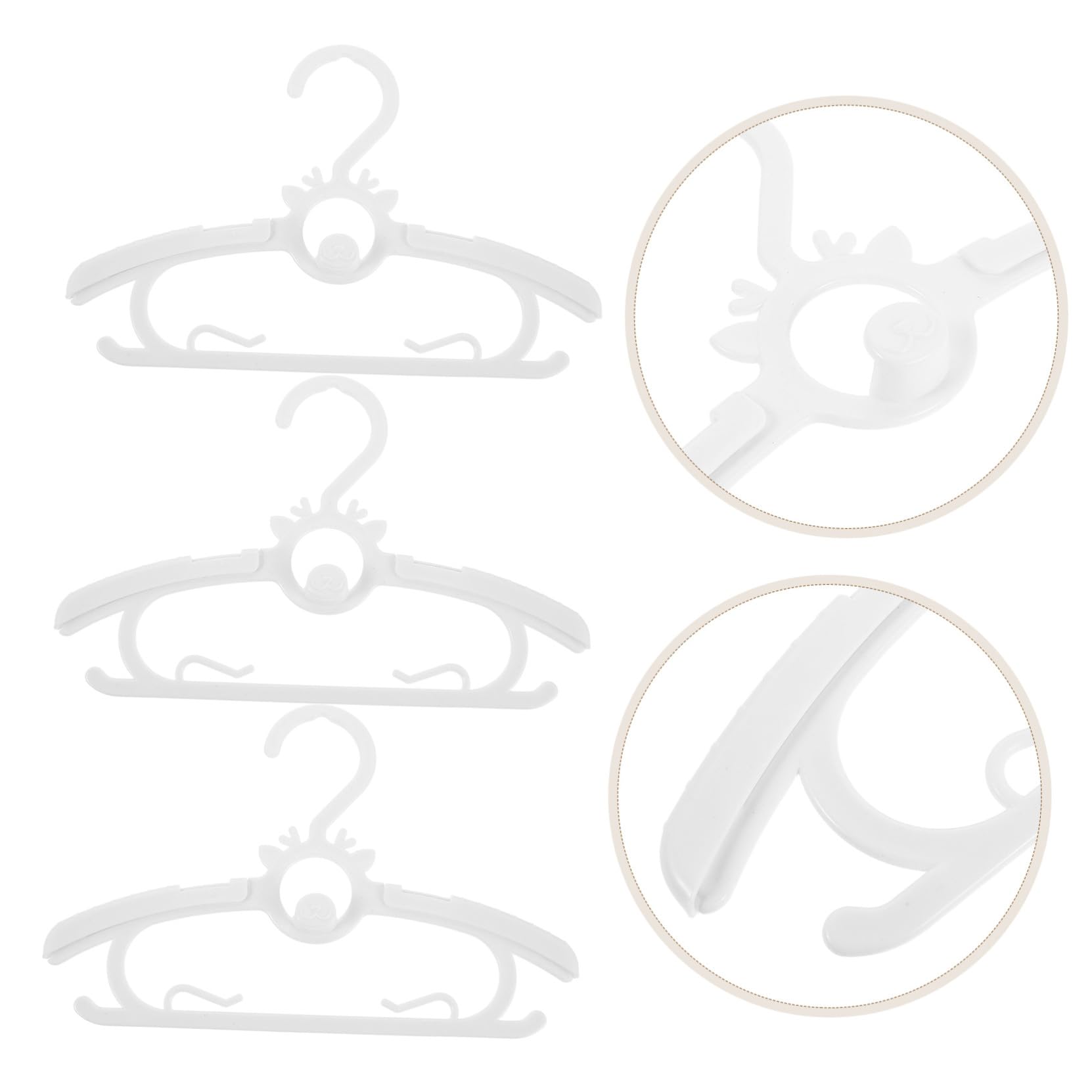 30 Stück Bügel Kleiderständer Kinderbügel Hangers Bügel Für Babykleidung Babykleiderbügel Kleiderbügel Kind Kleiderbügel Für White