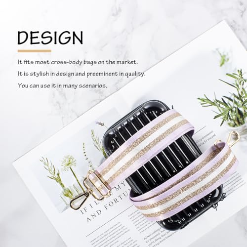 Image of Adjustable Handbag Strap Wide Purse Strap Replacement Shoulder Crossbody Bag Strap