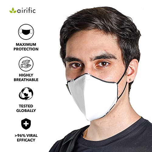 Image of airific by NIRVANA BEING 2.0 N95, FFP2 Washable and Reusable Mask for Adults | Anti Pollution Mask | Tested at International Labs Nano Technology Filter