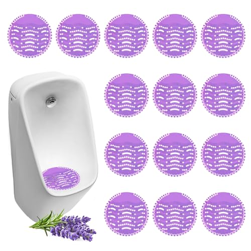 Ecrans Pour Urinoir, 16 Pièces Desodorisant Urinoir, Filtre D'urinoir, Pastilles Urinoir, Tapis d'Urinoir Désodorisant pour Urinoir pour Toilettes Hôtels