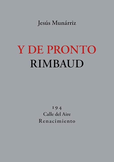Portada de Y de Pronto Rimbaud: 66 Nuevos Poemas