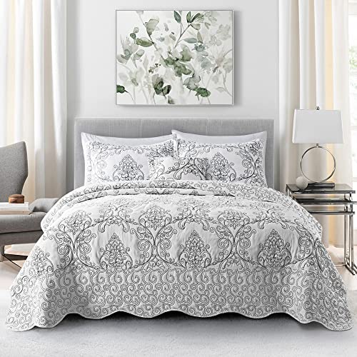 BYTIDE Quilt Bedspread Oversized King 4 Piece Bedding Set 120