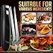 Cordless Rechargeable Electric Knife Easy Slice and Assemble with Storage Case, Wireless Serrated Edge Blades Slicer Set with Ergonomic Handle and Safety Lock for Turkey, Meat, Sourdough, Ribs, Fillet and Foam