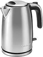 Chaleira Elétrica, Cuisinart, 3 Anos de Garantia, 1500W, Sem Fio, 1,7 Litros, Inox - 127V