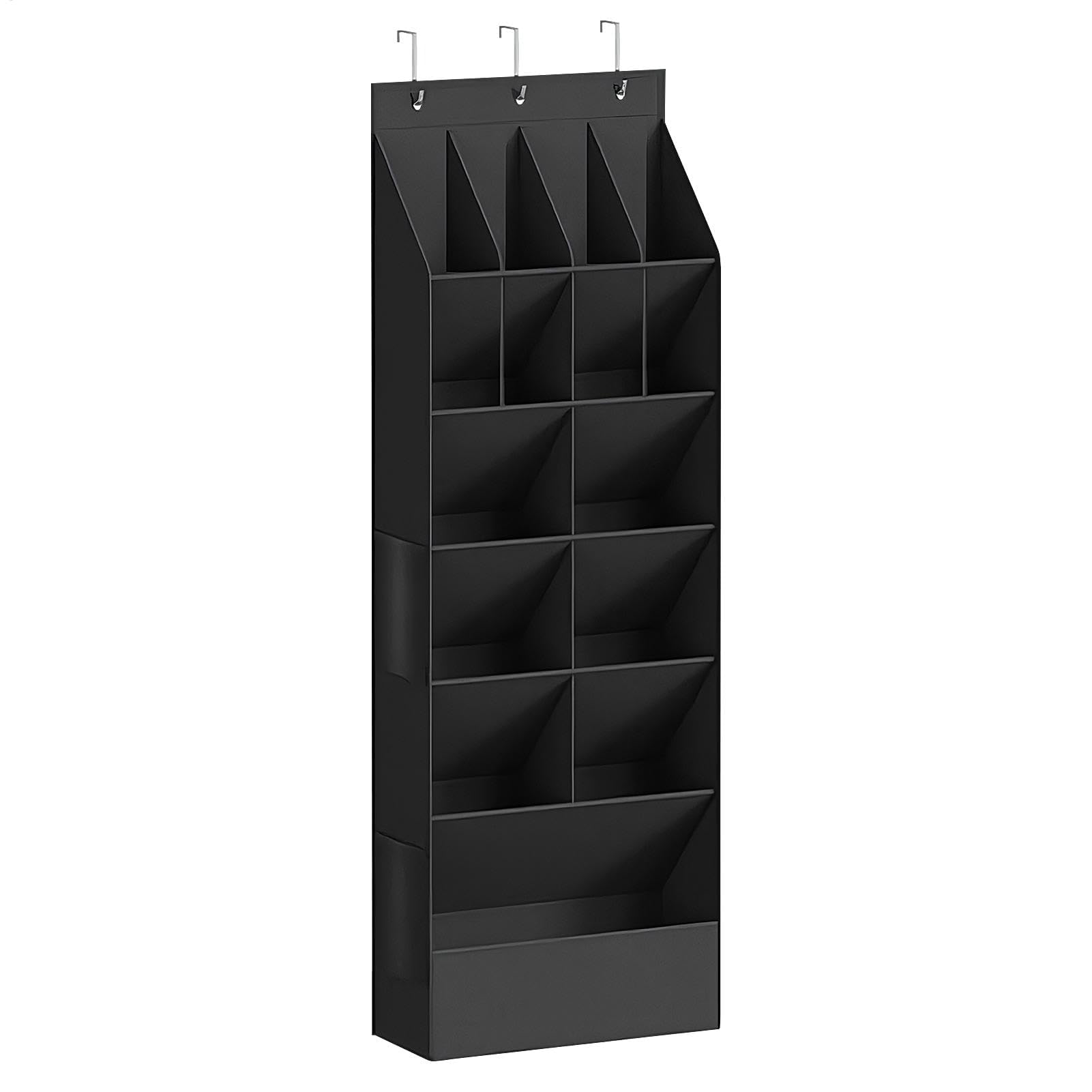 Organizador de zapatos para puerta, 11 bolsillos, gran capacidad, solución de almacenamiento Oxford para organización del hogar, ideal para familiares y amigos, accesorio de armario que ahorra espacio