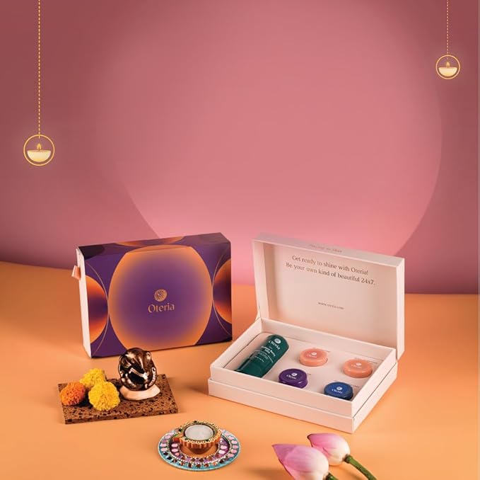 Image of Oteria Luxury Skin Care | Gift Box Hamper For Couples | For Birthday, Anniversarie, Festival, and Special Occasion | Vegan and Dermatologically Tested