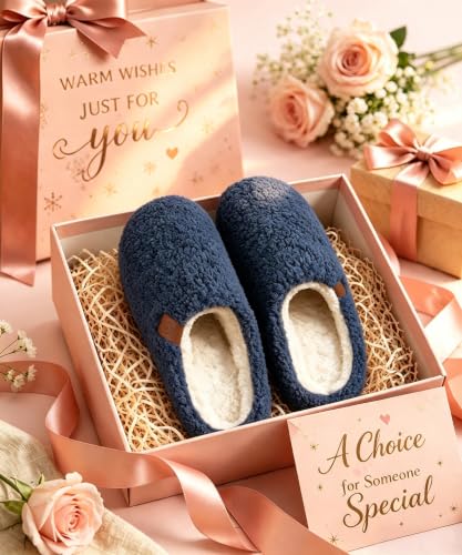 Image of Evshine Memory Foam Fuzzy Slippers for Women Curly Fleece House Shoes | Indoor Outdoor, Comfy and Warm Fur Lining, Non-slip Rubber Sole, Bedroom Slip on, Cozy, Cushioned, Machine Washable