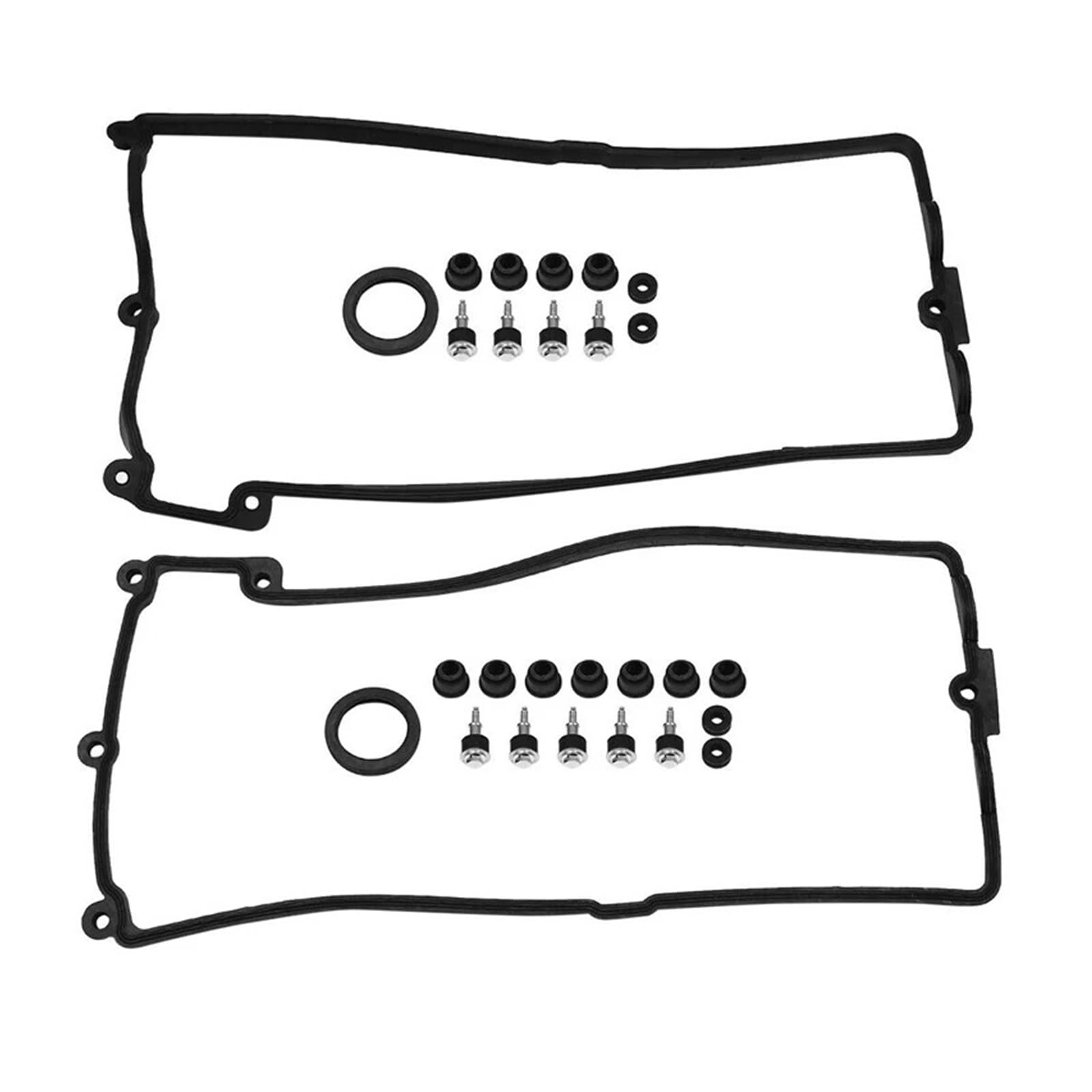 Valve Cover Gasket,Fit For, E60 E63 E64 E66 E65 E53 E70 X5 N62 Engine 11127513195 Bonnet Washer Kit Set Left Right غطاء صمام محرك السيارة