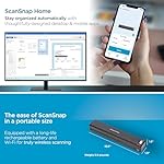 ScanSnap iX100 Wireless Mobile Portable Scanner for Mac or PC, Black - Image 4