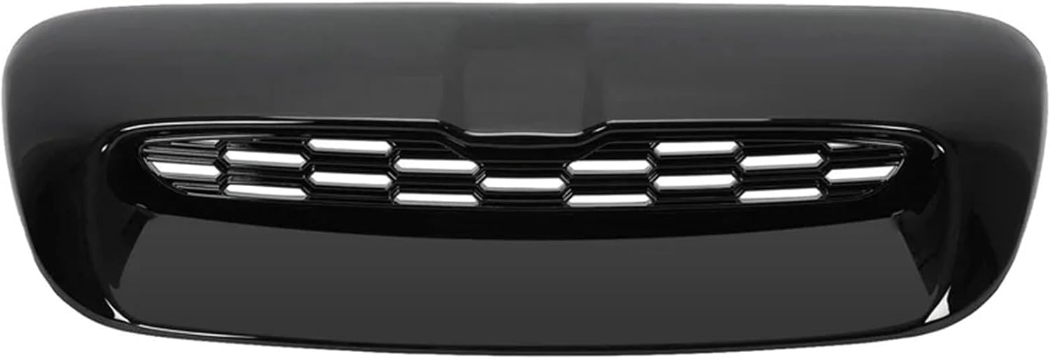 Front Air Hood Vent Scoop Trim Compatible With Mini Cooper 07-13 S R55 R56 R57 R58 Gloss Car Upper Engine Bonnet Cover