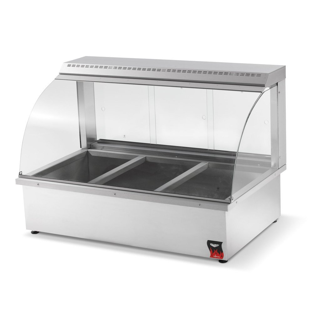 Vollrath 40732 Cayenne Bain Marie Countertop Heater Deli Display Case, 120v