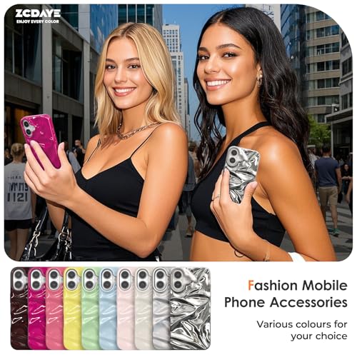 Coque de téléphone mignonne pailletée iPhone 16 Plus idée cadeau - 8