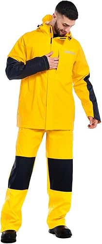 Miniatura 4 de Caterpillar Longshore - Chaquetas impermeables para hombre con costuras soldadas antebrazos reforzados y bolsillos con cremallera para las manos