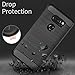 KEEPCA for LG V30 Case,Slim Thin Soft Silicone TPU Rubber Anti-Scratch Shockproof Carbon Fiber Protective Cases Cover for LG V35 ThinQ,Brushed Black