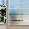 Privacy Window Film Static Cluce Frosted Opaque Glass Film No Lijm Window Sticker Uv Bescherming witte streep decor for kantoor (Color : 30 x 100 cm)