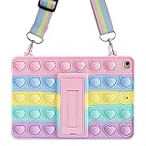 Case for iPad Mini 1 2 3 Case - Bubble Fidget Sensory iPad Case 7.9 inch for Girls Stylish Rainbow...