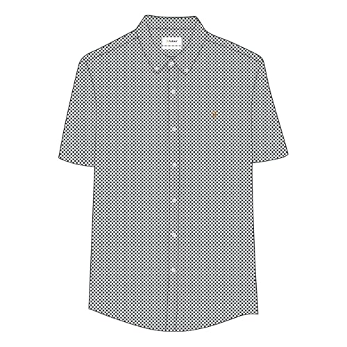 Farah Brewer SS BD chemise homme en coton oxford respirant