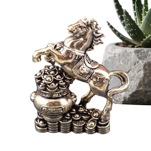Estatua de caballo - Año Caballo Retro...