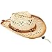 Kid's Straw Cowboy Hat w/ Hat Band,Brown_KST-011