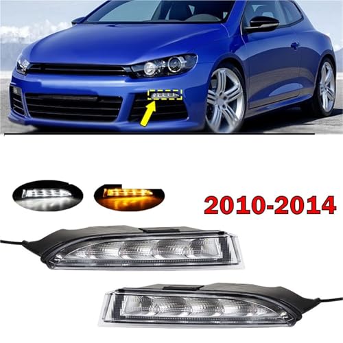 Clignotant jaune et feu DRL LED Scirocco pour réparer l'optique - 2